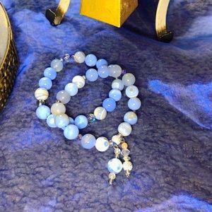 Blue Agate bracelets